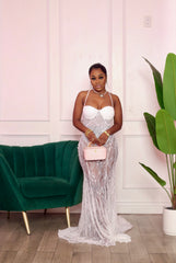 Dripped in Lace Gown