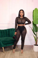 Midnight Desire Pants Set