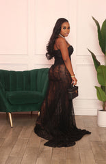 Dripped in Lace Gown