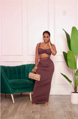 Cocoa Twist Two-Piece Set