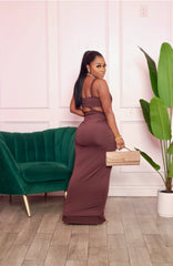 Cocoa Twist Two-Piece Set