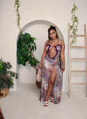 Cut Ties Multi Maxi Dress